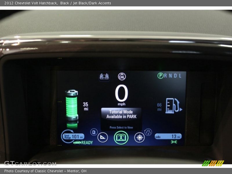 2012 Volt Hatchback Hatchback Gauges