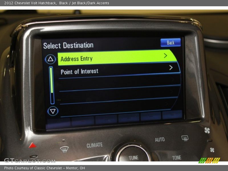 Black / Jet Black/Dark Accents 2012 Chevrolet Volt Hatchback
