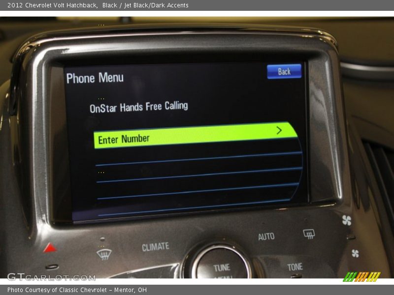 Black / Jet Black/Dark Accents 2012 Chevrolet Volt Hatchback