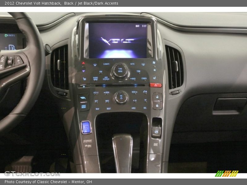 Controls of 2012 Volt Hatchback