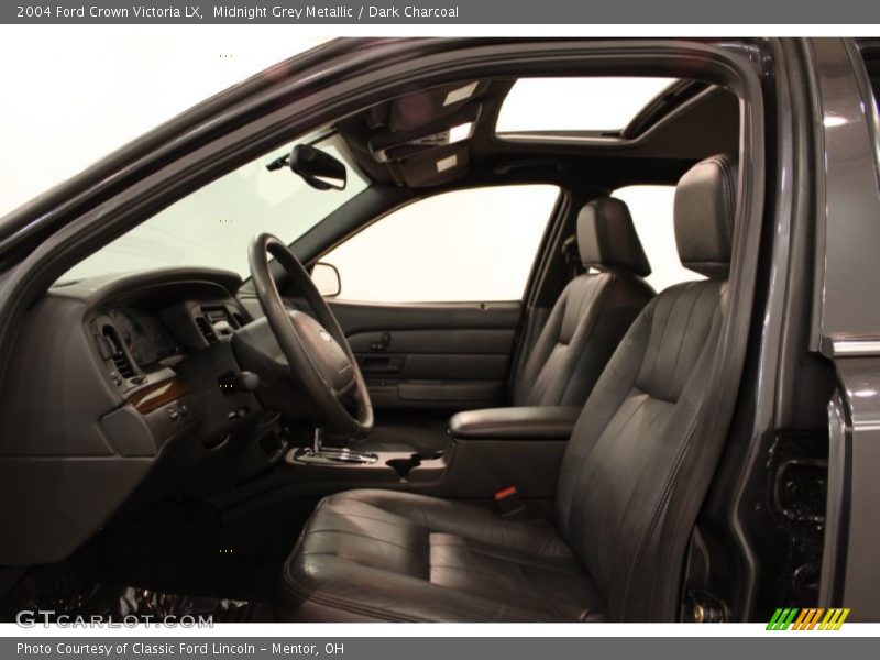 Midnight Grey Metallic / Dark Charcoal 2004 Ford Crown Victoria LX