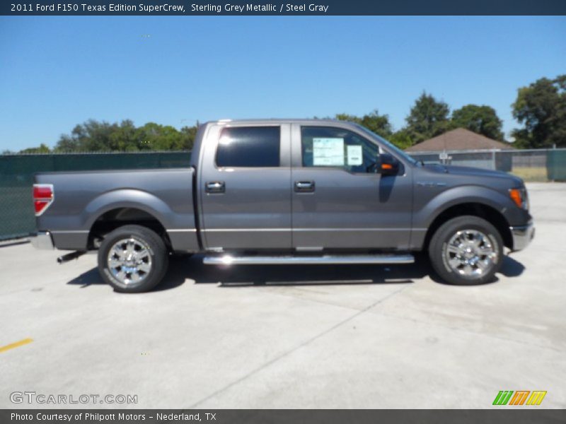 Sterling Grey Metallic / Steel Gray 2011 Ford F150 Texas Edition SuperCrew