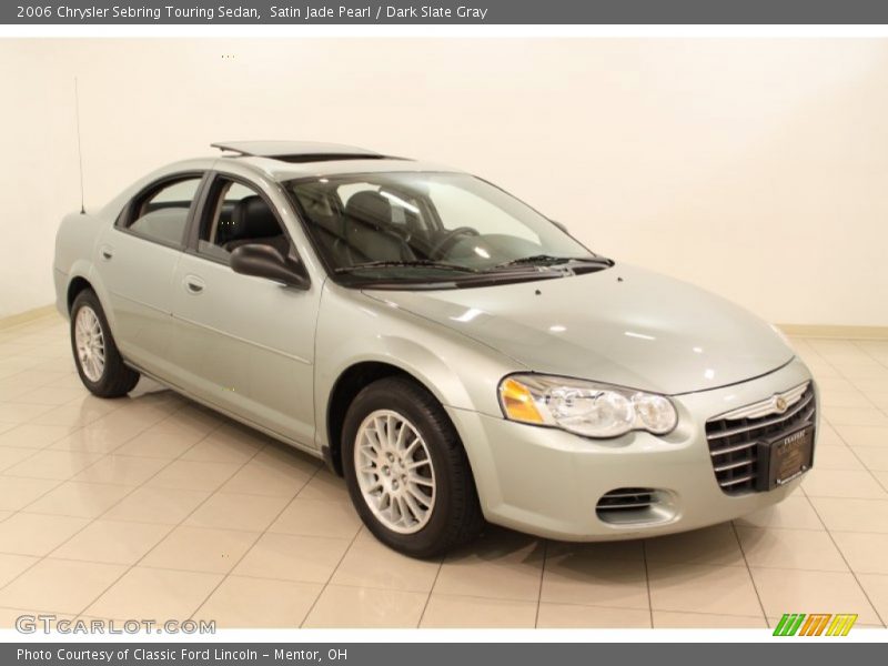 Satin Jade Pearl / Dark Slate Gray 2006 Chrysler Sebring Touring Sedan