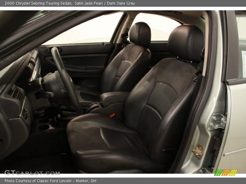 Satin Jade Pearl / Dark Slate Gray 2006 Chrysler Sebring Touring Sedan