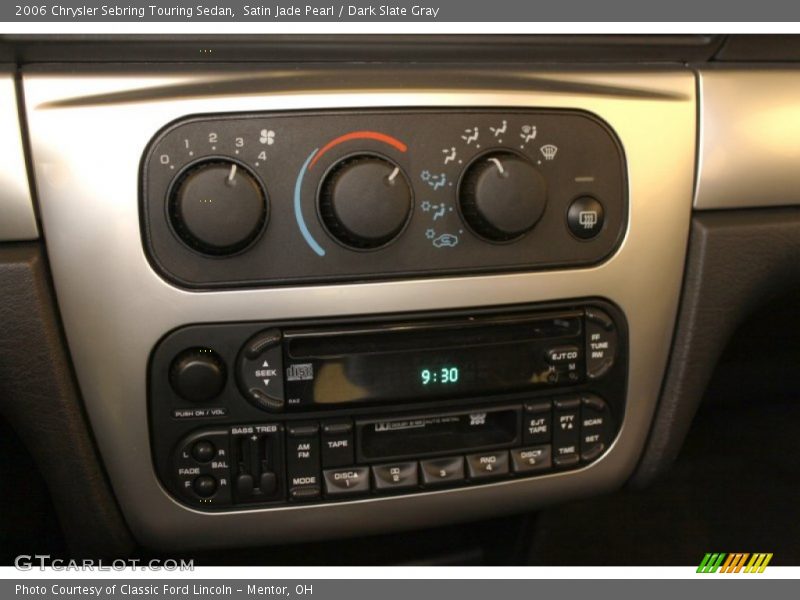 Satin Jade Pearl / Dark Slate Gray 2006 Chrysler Sebring Touring Sedan