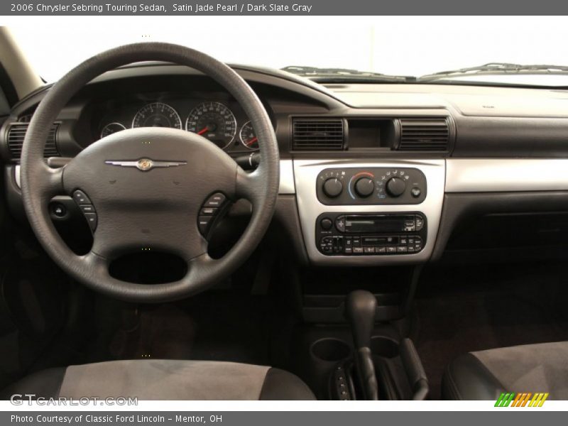 Satin Jade Pearl / Dark Slate Gray 2006 Chrysler Sebring Touring Sedan