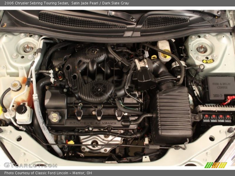 Satin Jade Pearl / Dark Slate Gray 2006 Chrysler Sebring Touring Sedan