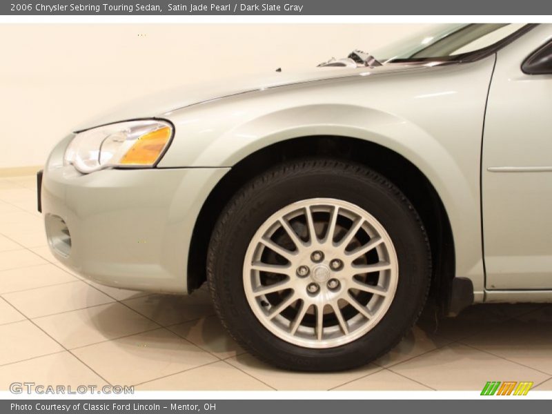 Satin Jade Pearl / Dark Slate Gray 2006 Chrysler Sebring Touring Sedan