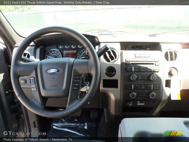 Sterling Grey Metallic / Steel Gray 2011 Ford F150 Texas Edition SuperCrew