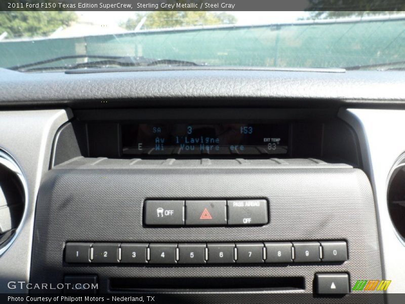 Sterling Grey Metallic / Steel Gray 2011 Ford F150 Texas Edition SuperCrew