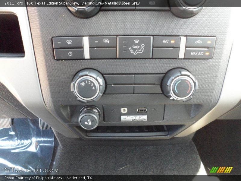 Sterling Grey Metallic / Steel Gray 2011 Ford F150 Texas Edition SuperCrew