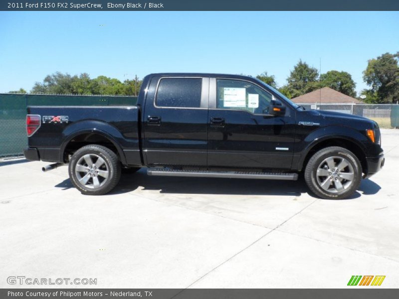 Ebony Black / Black 2011 Ford F150 FX2 SuperCrew