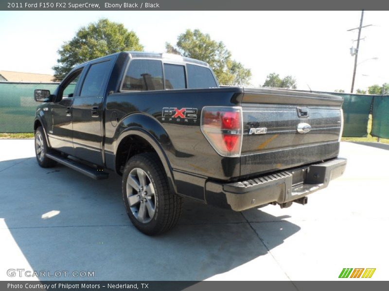 Ebony Black / Black 2011 Ford F150 FX2 SuperCrew