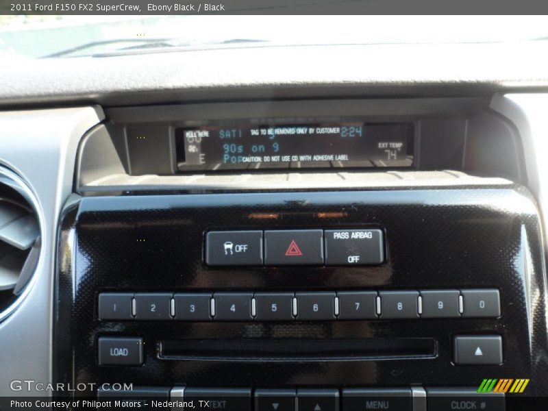 Ebony Black / Black 2011 Ford F150 FX2 SuperCrew