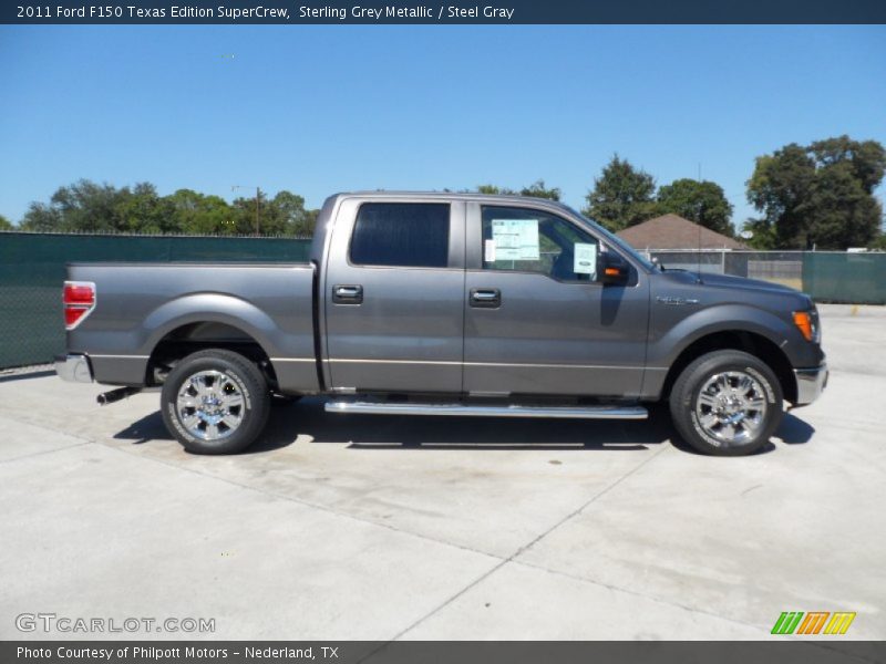 Sterling Grey Metallic / Steel Gray 2011 Ford F150 Texas Edition SuperCrew