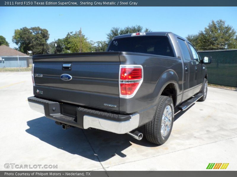 Sterling Grey Metallic / Steel Gray 2011 Ford F150 Texas Edition SuperCrew