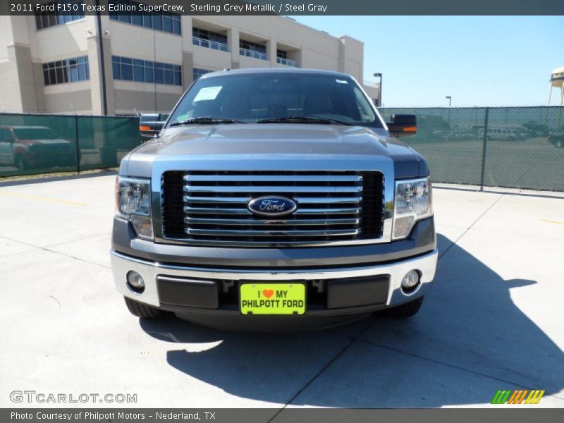 Sterling Grey Metallic / Steel Gray 2011 Ford F150 Texas Edition SuperCrew