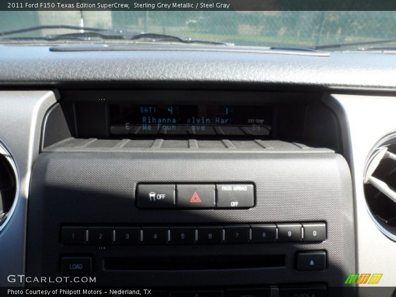 Sterling Grey Metallic / Steel Gray 2011 Ford F150 Texas Edition SuperCrew