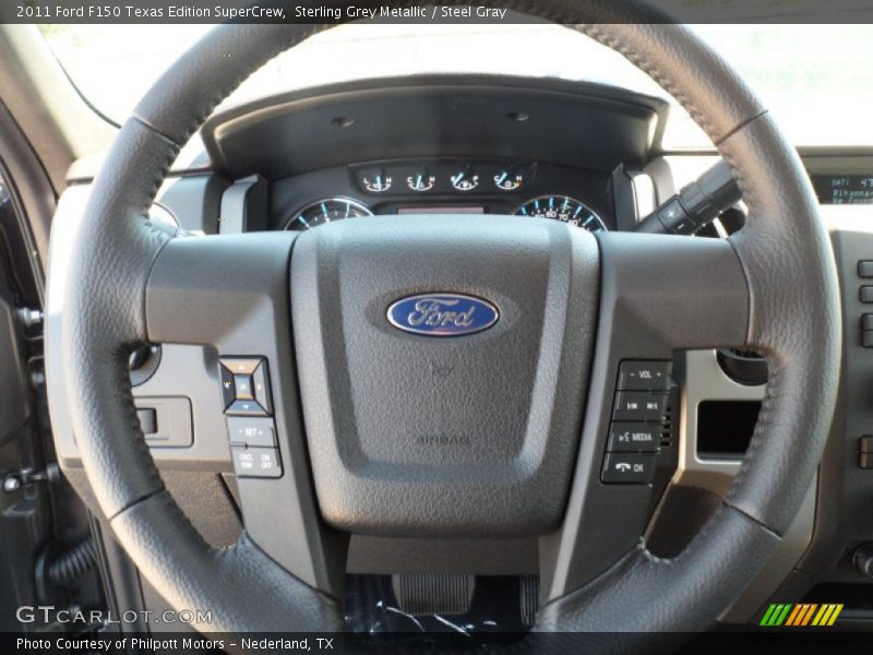 Sterling Grey Metallic / Steel Gray 2011 Ford F150 Texas Edition SuperCrew