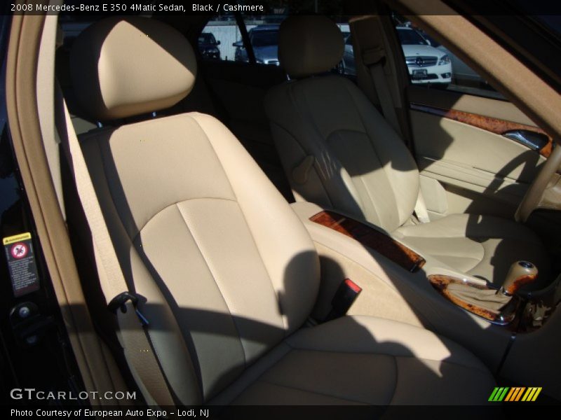 Black / Cashmere 2008 Mercedes-Benz E 350 4Matic Sedan