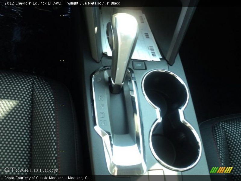 Twilight Blue Metallic / Jet Black 2012 Chevrolet Equinox LT AWD