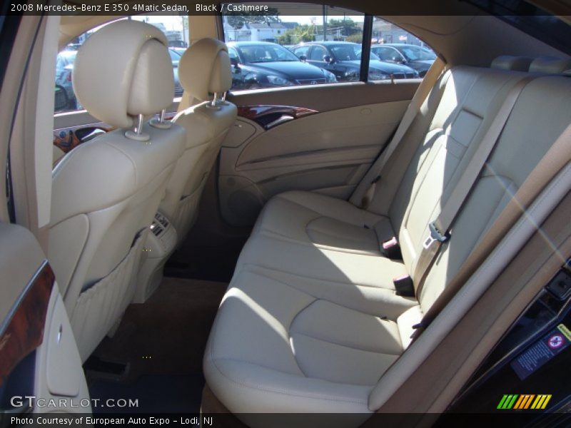 Black / Cashmere 2008 Mercedes-Benz E 350 4Matic Sedan