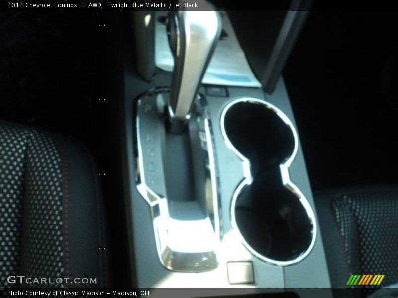 Twilight Blue Metallic / Jet Black 2012 Chevrolet Equinox LT AWD