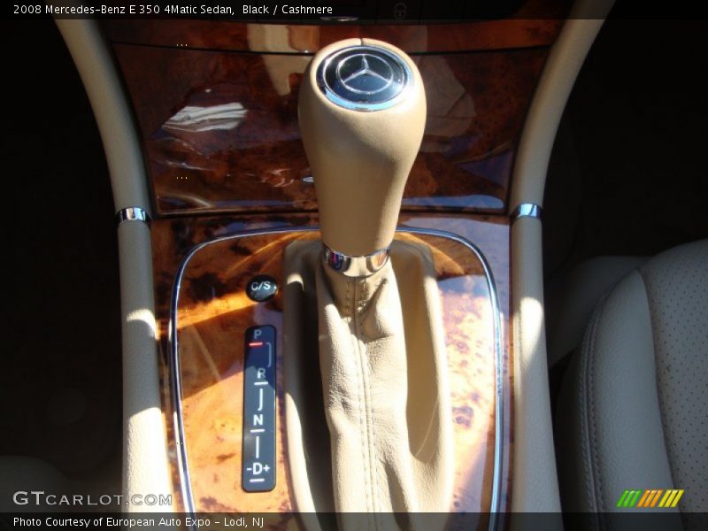 Black / Cashmere 2008 Mercedes-Benz E 350 4Matic Sedan