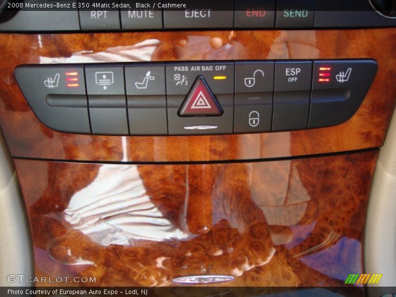 Black / Cashmere 2008 Mercedes-Benz E 350 4Matic Sedan
