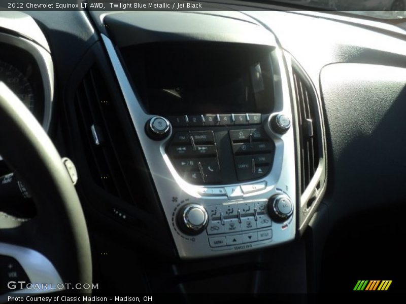 Twilight Blue Metallic / Jet Black 2012 Chevrolet Equinox LT AWD