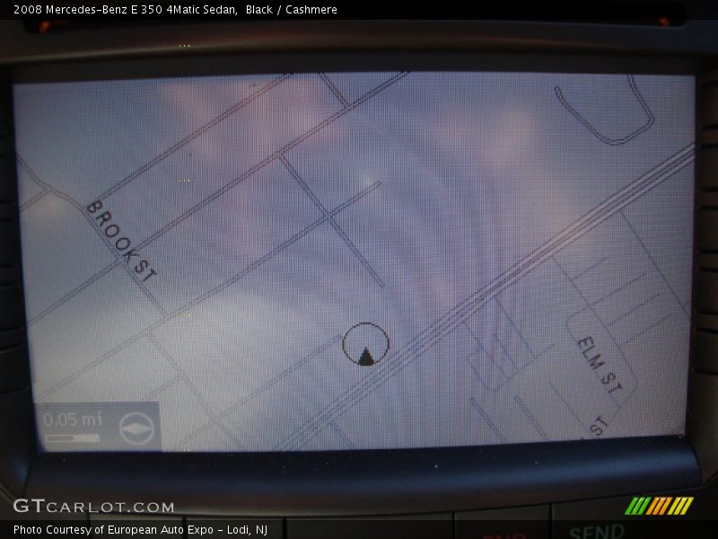 Black / Cashmere 2008 Mercedes-Benz E 350 4Matic Sedan