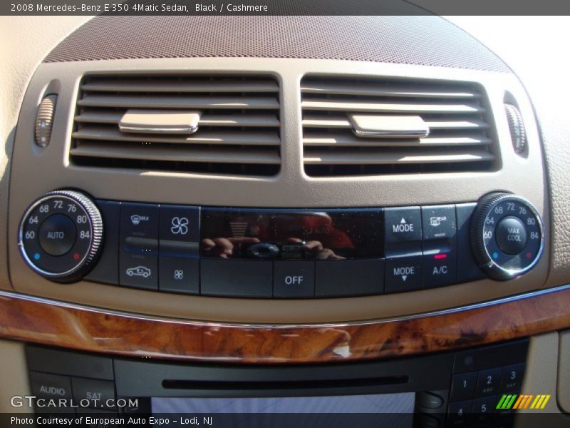 Black / Cashmere 2008 Mercedes-Benz E 350 4Matic Sedan