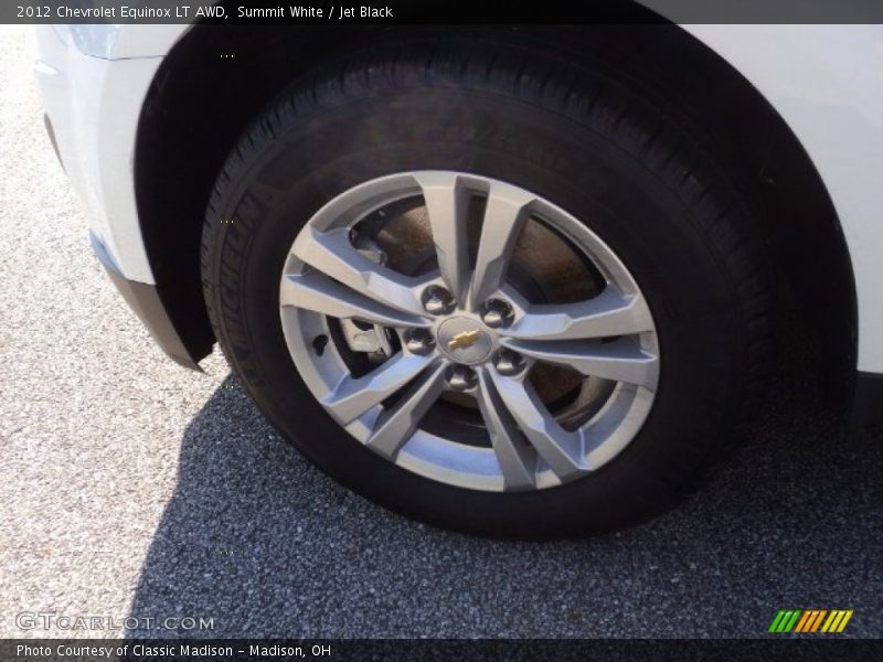 Summit White / Jet Black 2012 Chevrolet Equinox LT AWD