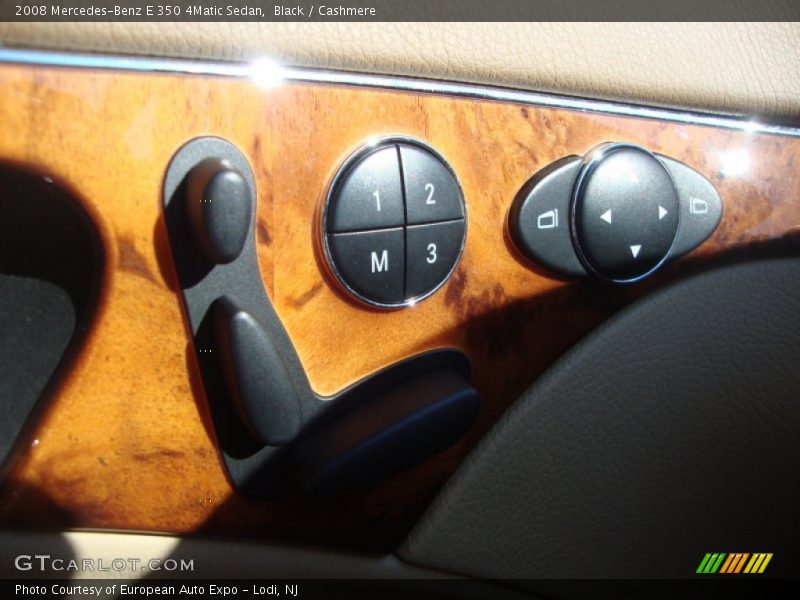 Black / Cashmere 2008 Mercedes-Benz E 350 4Matic Sedan