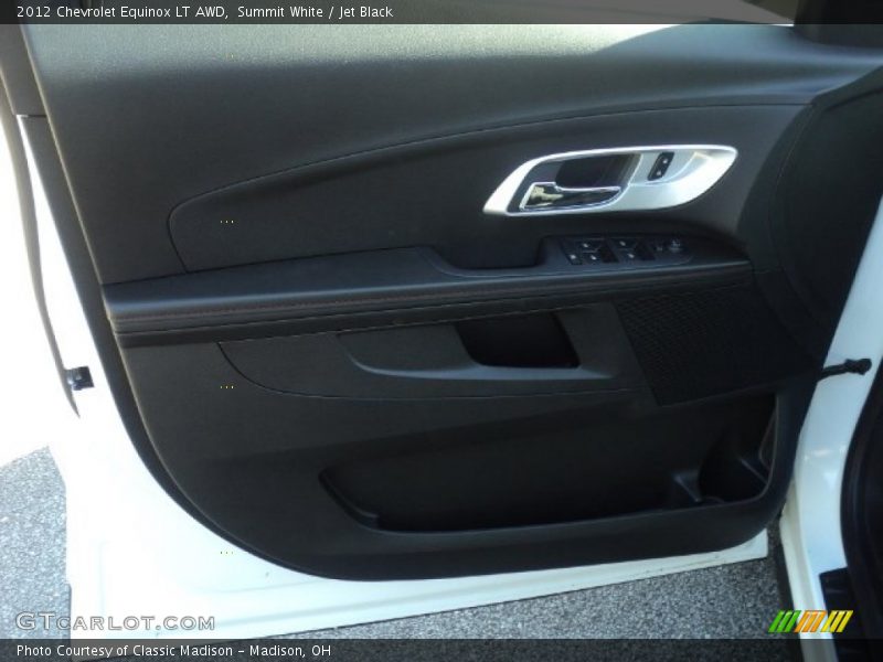 Summit White / Jet Black 2012 Chevrolet Equinox LT AWD