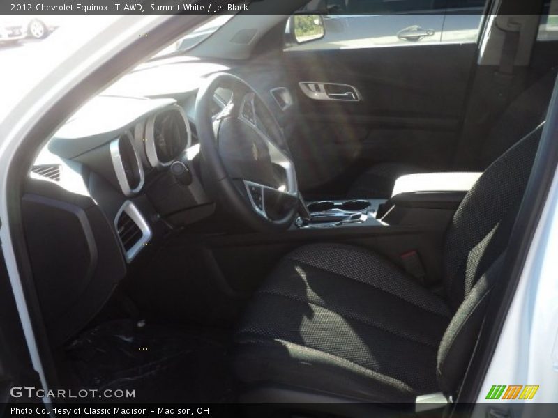 Summit White / Jet Black 2012 Chevrolet Equinox LT AWD