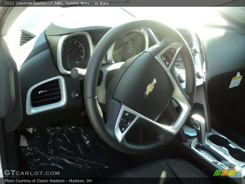 Summit White / Jet Black 2012 Chevrolet Equinox LT AWD
