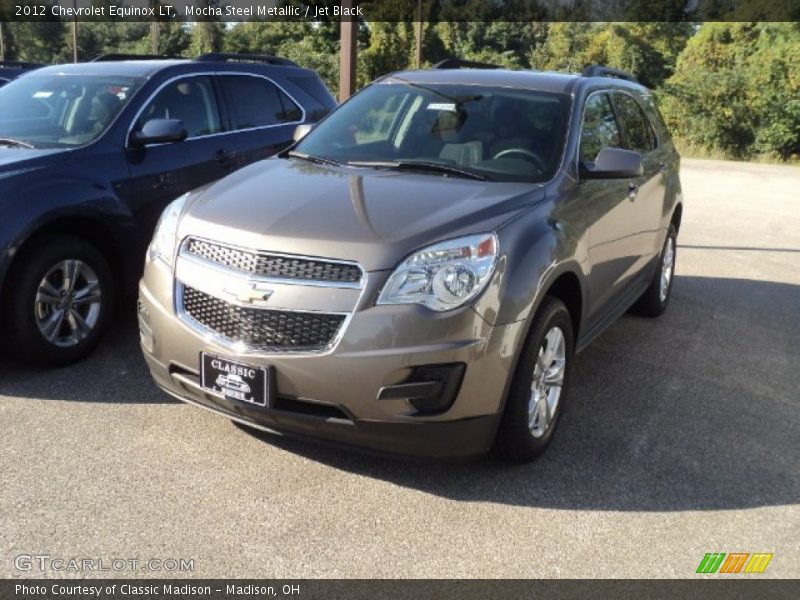 Mocha Steel Metallic / Jet Black 2012 Chevrolet Equinox LT