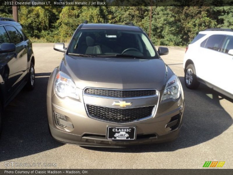 Mocha Steel Metallic / Jet Black 2012 Chevrolet Equinox LT