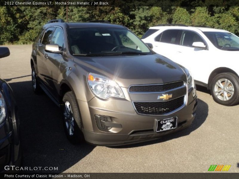 Mocha Steel Metallic / Jet Black 2012 Chevrolet Equinox LT
