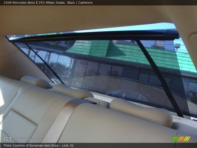 Black / Cashmere 2008 Mercedes-Benz E 350 4Matic Sedan