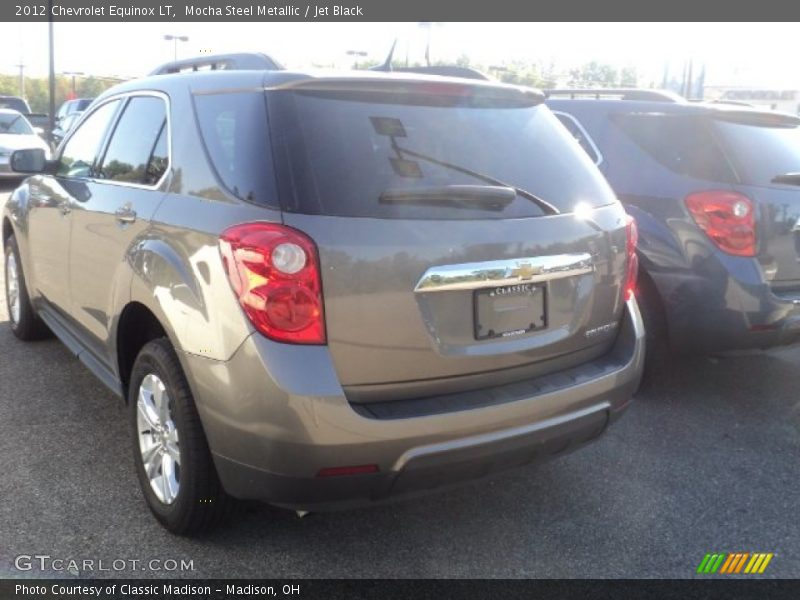 Mocha Steel Metallic / Jet Black 2012 Chevrolet Equinox LT