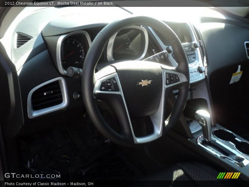 Mocha Steel Metallic / Jet Black 2012 Chevrolet Equinox LT