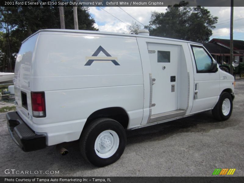 Oxford White / Medium Graphite 2001 Ford E Series Van E350 Super Duty Armored Van