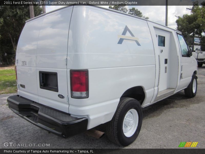 Oxford White / Medium Graphite 2001 Ford E Series Van E350 Super Duty Armored Van