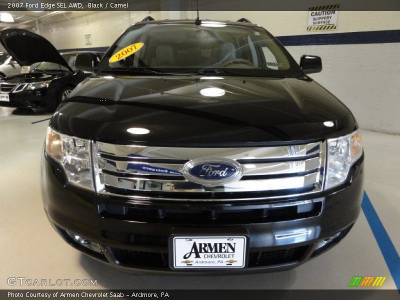 Black / Camel 2007 Ford Edge SEL AWD