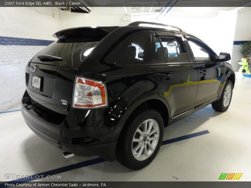 Black / Camel 2007 Ford Edge SEL AWD