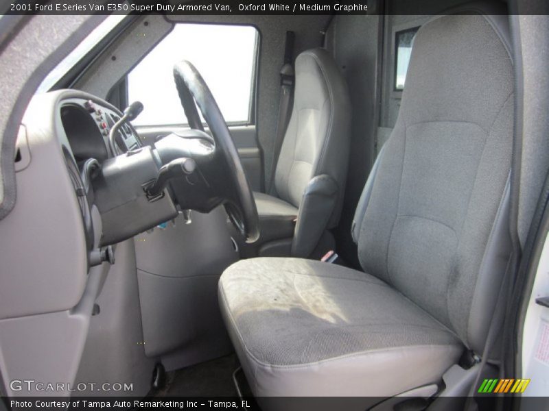  2001 E Series Van E350 Super Duty Armored Van Medium Graphite Interior
