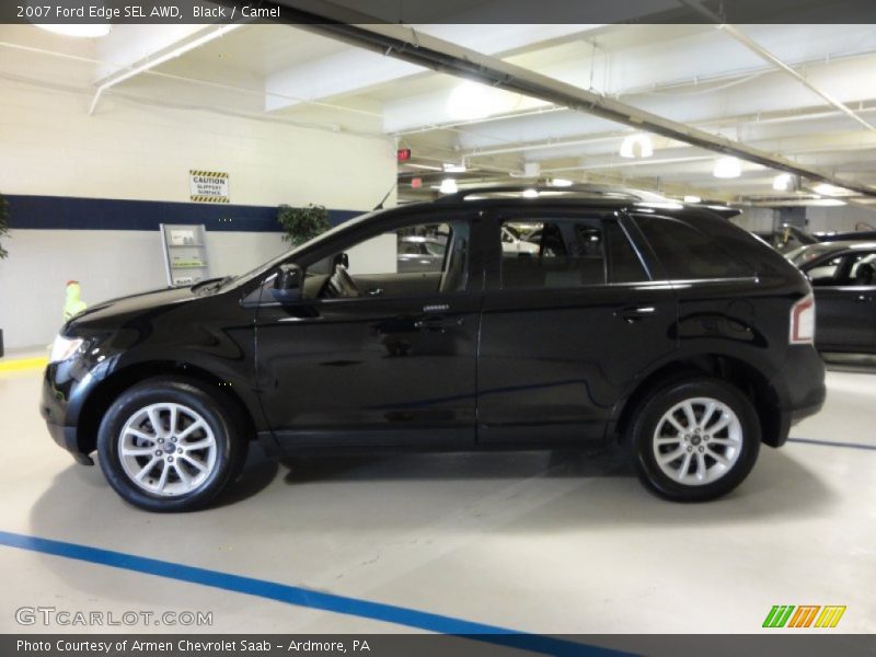 Black / Camel 2007 Ford Edge SEL AWD