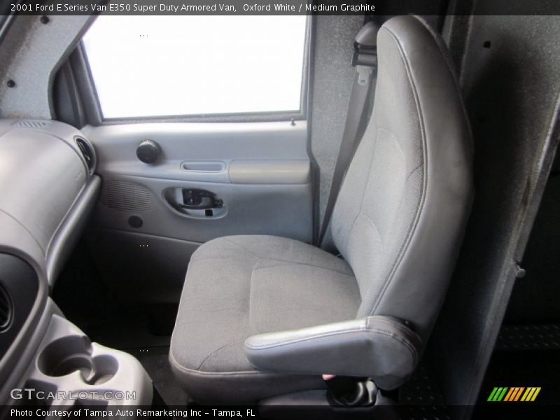 2001 E Series Van E350 Super Duty Armored Van Medium Graphite Interior